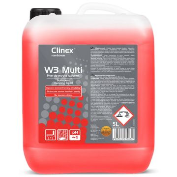 CLINEX W3 Multi 5L 77-119, toilet and bathroom cleaner, concentrate