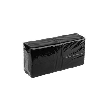 Napkins 33x33cm, 1/8, 2W black, pack of 250 (k/8)