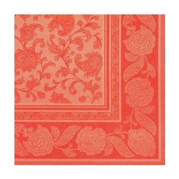 Napkins PAPSTAR Royal Collection ORNAMENTS 40x40 red pack of 50 pcs.