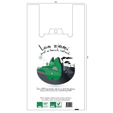 Biodegradable bags eco 30/7/55 OK COMPOST, 100 pieces