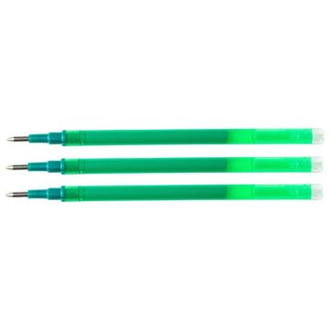 Erasable pen refill Q-CONNECT, 1,0mm, 3szt., hanger, green