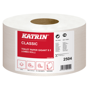 Papier toaletowy 10680 Katrin Classic Gigant S 2 12 sztuk
