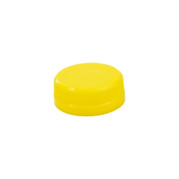 Nakrętka fi.38 przytwierdzana żółta op.100szt. (k/30) do butelek PET, TnP