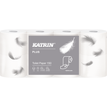 Papier toaletowy Katrin Plus Toilet 150, 3 warstwowy, 56 sztuk
