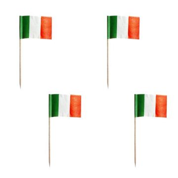 Banquet toothpicks PARTY 8cm Italian flag pack of 500pcs