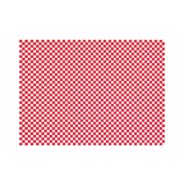 Papier do zawijania kratka 28x34cm op.1000ark. tłuszczoodporny (k/4) PFAS Free