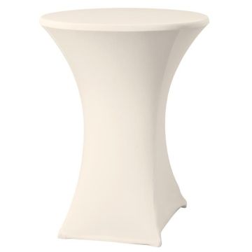 Round tablecloth Symposium cream fi. 850x(H)1150