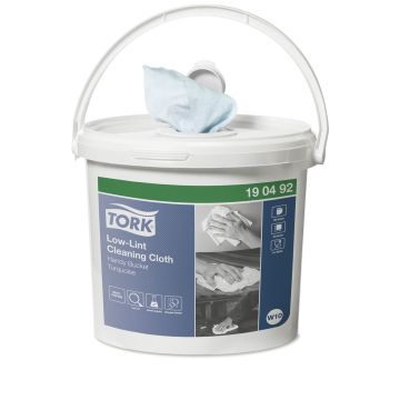 TORK Czyściwo niskopylne w wiaderku W10 Handy Bucket op. 4 sztuki