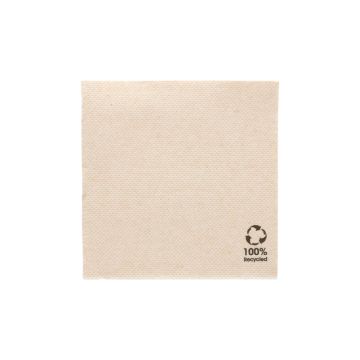 Serwetki 20x20 2W 1/4 natural Double Point op.100szt. (k/24)