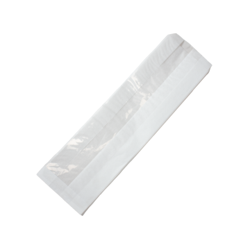 Torba biała z okienkiem 350x100x60+90PPmm, gramatura: 31+9PEg/m2, op.1000szt