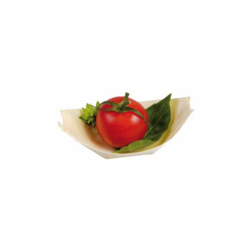 FINGERFOOD - wooden bowl 70x45mm boats,  50 pcs.