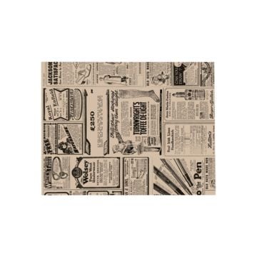 Papier pakowy 38+0 28x34cm brązowy TIMES op.1000szt. (k/4) PFAS Free