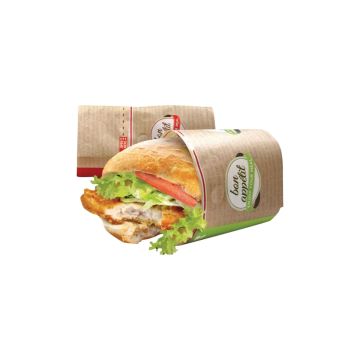 Snackbag - paper and foil bags for sandwiches 215x130x75mm 1000pcs.