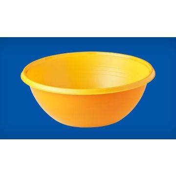 BICOLOR bowls, 10 pcs. 380ml orange/yellow