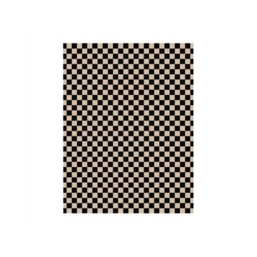 Papier pakowy 38+0 28x34cm kratka czarna kraft op.1000szt. tłuszczoodporny (k/4) PFAS Free