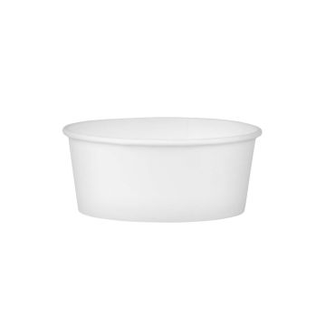 Miseczka papierowa na lody biała 350ml, cena za 30 sztuk