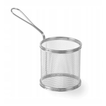 Koszyk do smażonych przekąsek okrągły - głęboki ø90x(H)90 - kod 426449