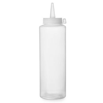 Cold sauce dispenser, 0.35 l capacity, transparent, 3 pcs. - code 557853