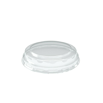PET lid for paper bowls 245 ml, pack of 60 (24 per box), diameter 93 mm, TnP