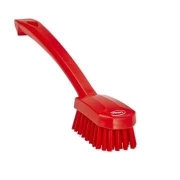 VK SMALL UTILITY BRUSH RED Sink cleaning brush, red