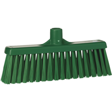 VK BROOM GREEN, Miotła z prostą szyjką i pionowym włosiem, 310 mm, średnia, zielona