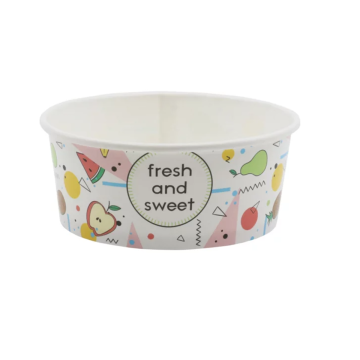 Miseczka PAP/PE do lodów 350ml Fresh and Sweet op.30szt. śr.121mm (k/15) Miseczka PAP/PE do lodów 350ml Fresh and Sweet op.30szt. śr.121mm (k/15)