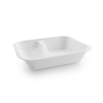 Series 4" Cane box with DIP 550ml VEGWARE 195x180x40mm, biodegradable, 50 pieces"