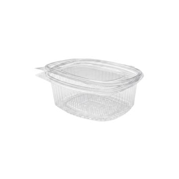 Salad container PET oval 1000ml, 50 pieces