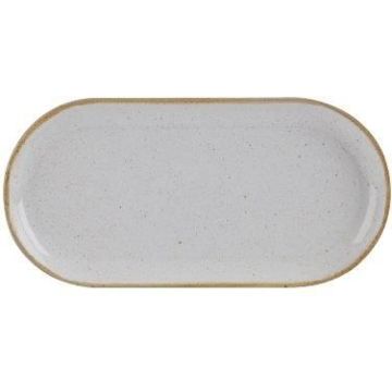 Fine Dine Oval platter Ashen 300x150 mm - kod 04ALM001954