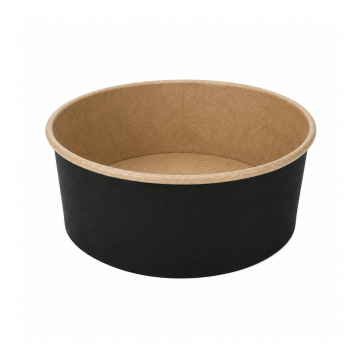 Miska fi.185mm czarna kraft 1300ml op.50szt. (k/6)