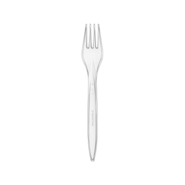 Transparent gaffel op.100 st. PS (k/20) MULTIPURPOSE