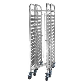 Compact cart for container transport - 15x GN 1/1 - code 810606