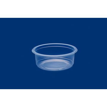 Round, transparent container PP diameter 115mm - salad, hot sauce, 250 ml soup, 50 pieces