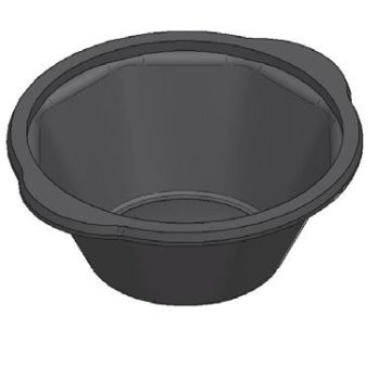 Bowl for welding 9450, black, capacity 450 ml, price per package 50 pieces.