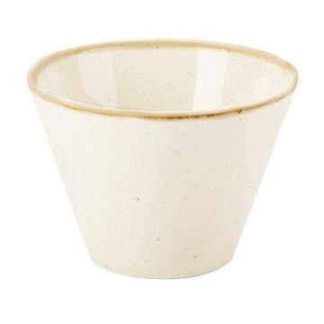 Fine Dine Conical bowl Sand 400 ml - kod 04ALM001438