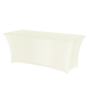 Symposium rectangular tablecloth cream