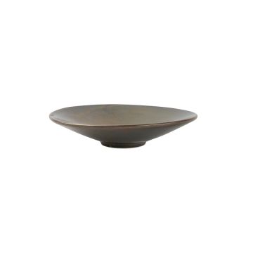 Fine Dine Deep plate with rim dark brown Lavish size 175mm x (H)35mm - code 776629