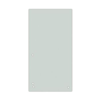 Dividers DONAU, cardboard, 1/3 A4, 235x105mm, 100pcs, grey