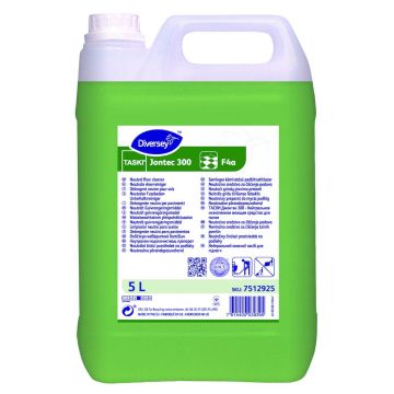 TASKI Jontec 300 F4a 5L – a low-foaming, neutral floor cleaner.