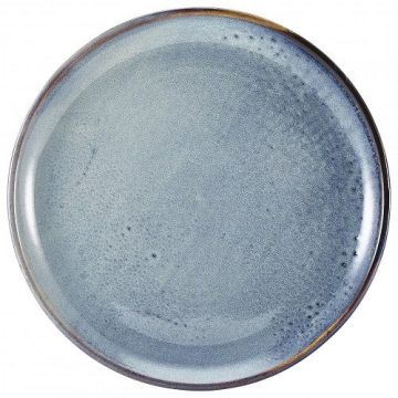 Fine Dine Plate with rim Aqua Blue Diverse 190mm - code 776889