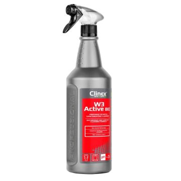 Clinex W3 Active BIO 1L - acidic cleaner for toilets and bathrooms