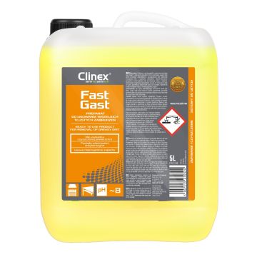 Clinex Fast Gast 5L - preparat do usuwania tłustych zbrudzeń 