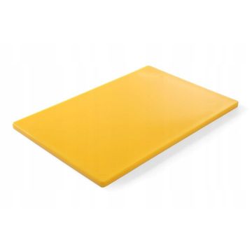 Haccp cutting board 600X400 Yellow for raw poultry