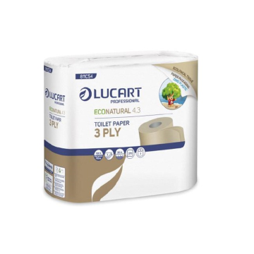 EcoNatural 4.3 LUCART toilet paper 30m, 3W, op.4rol. (bag./14)