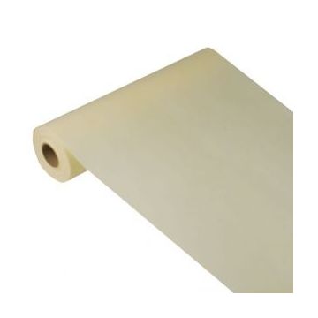 Table runner PAPSTAR Soft Selection in roll 24m/40cm cream Soft Selection, non woven