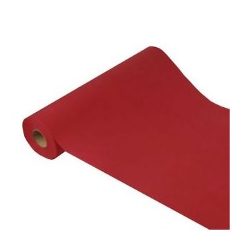 Table runner PAPSTAR Soft Selection in roll 24m/40cm red non-woven