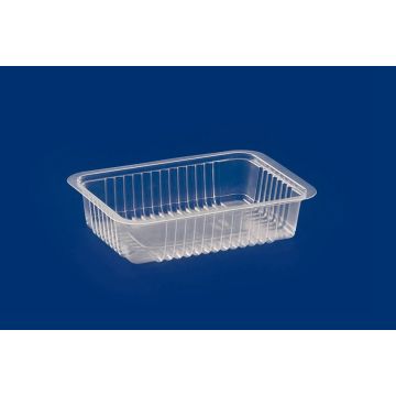 T T 192/135/1 H45 R sealed pack of 50pcs capacity 750ml height 4.5 cm clear, unsealed, ribbed Kreis Pack (k/12) (465031)
