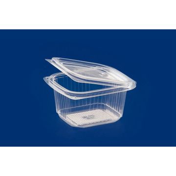 Rectangular container with 375ml PP lid, price per pack 50 pcs.