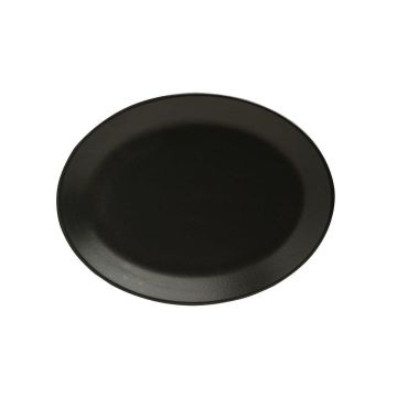 Fine Dine Oval Plate Coal 240x190 mm - kod 04ALM001569