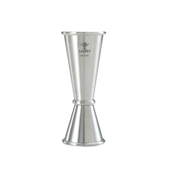 Bar measurement cup 25/50ml steel - code 593424